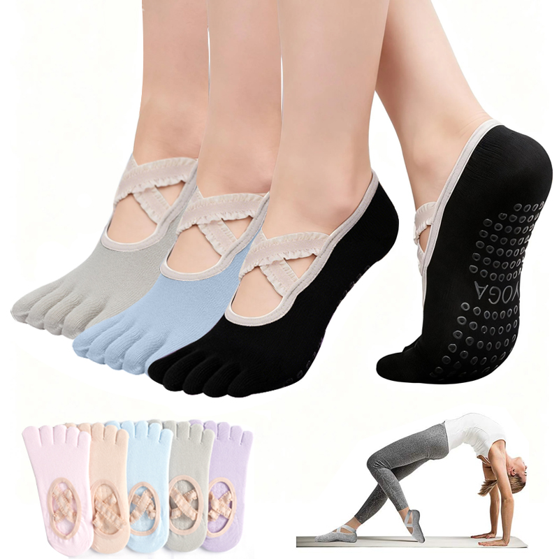 Medias Para Pilates Y Yoga - Damskie antypoślizgowe skarpety do pilatesu, damskie