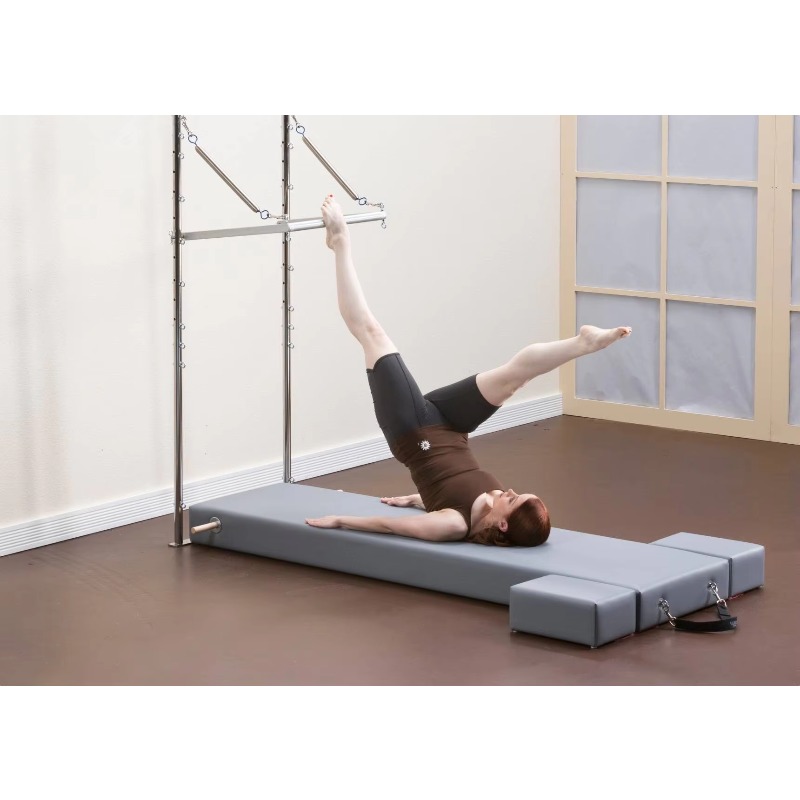 Pilates Yoga Reformer - Regulowane drewniane łóżko do pilatesu prosto