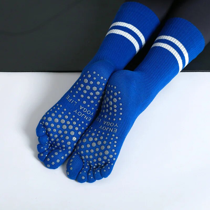 Medias Para Pilates Y Yoga - Damskie oddychające skarpetki do jogi Mid-tube