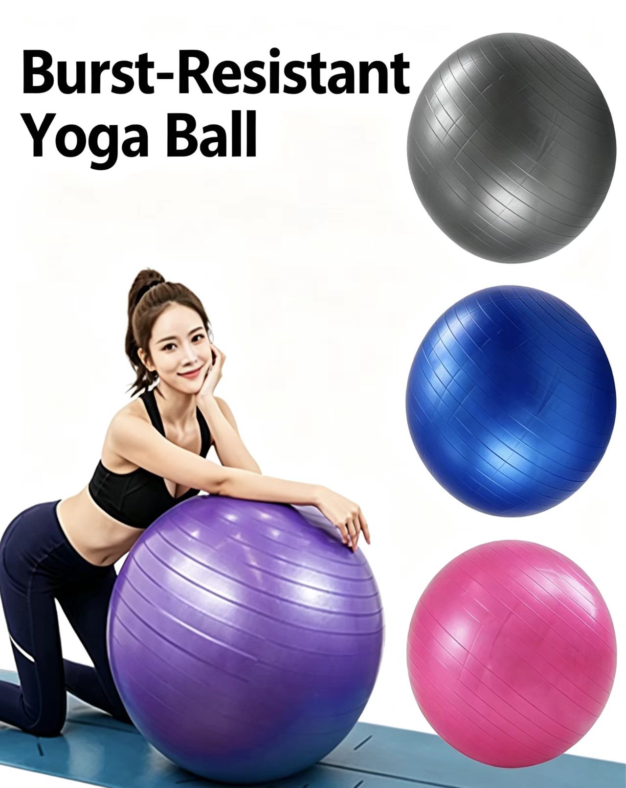 Gruba piłka do jogi/pilatesu z – Pilates Yoga Pregnancy recenzja i cena