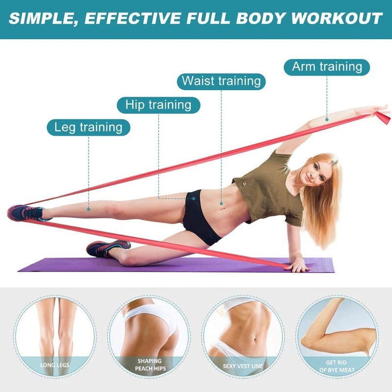 Naturalne lateksowe gumy oporo – Home Pilates Yoga recenzja i cena