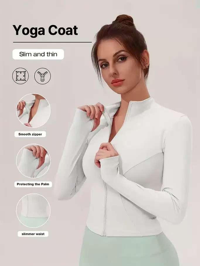 Kurtka fitness, damski obcisły – Pilates Yoga Edition recenzja i cena