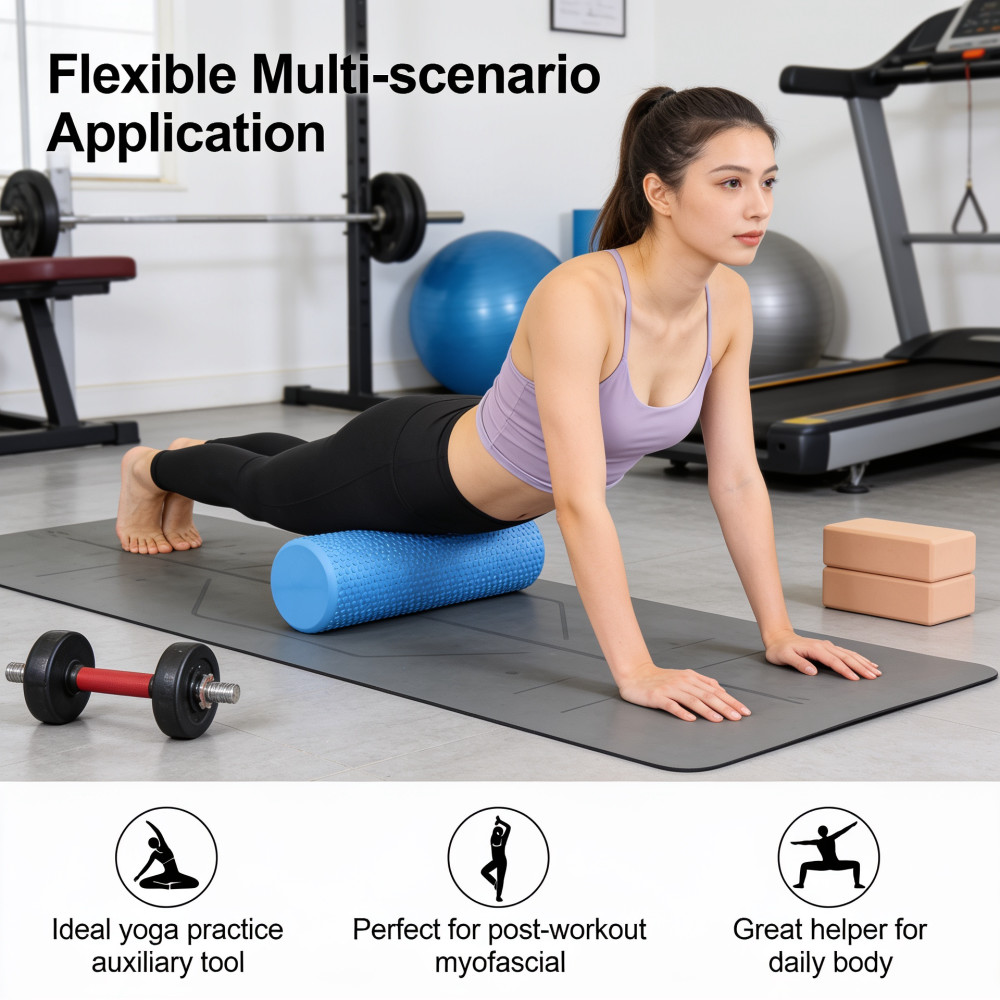 Wałek do jogi okrągły z pianki – Home Pilates Yoga recenzja i cena