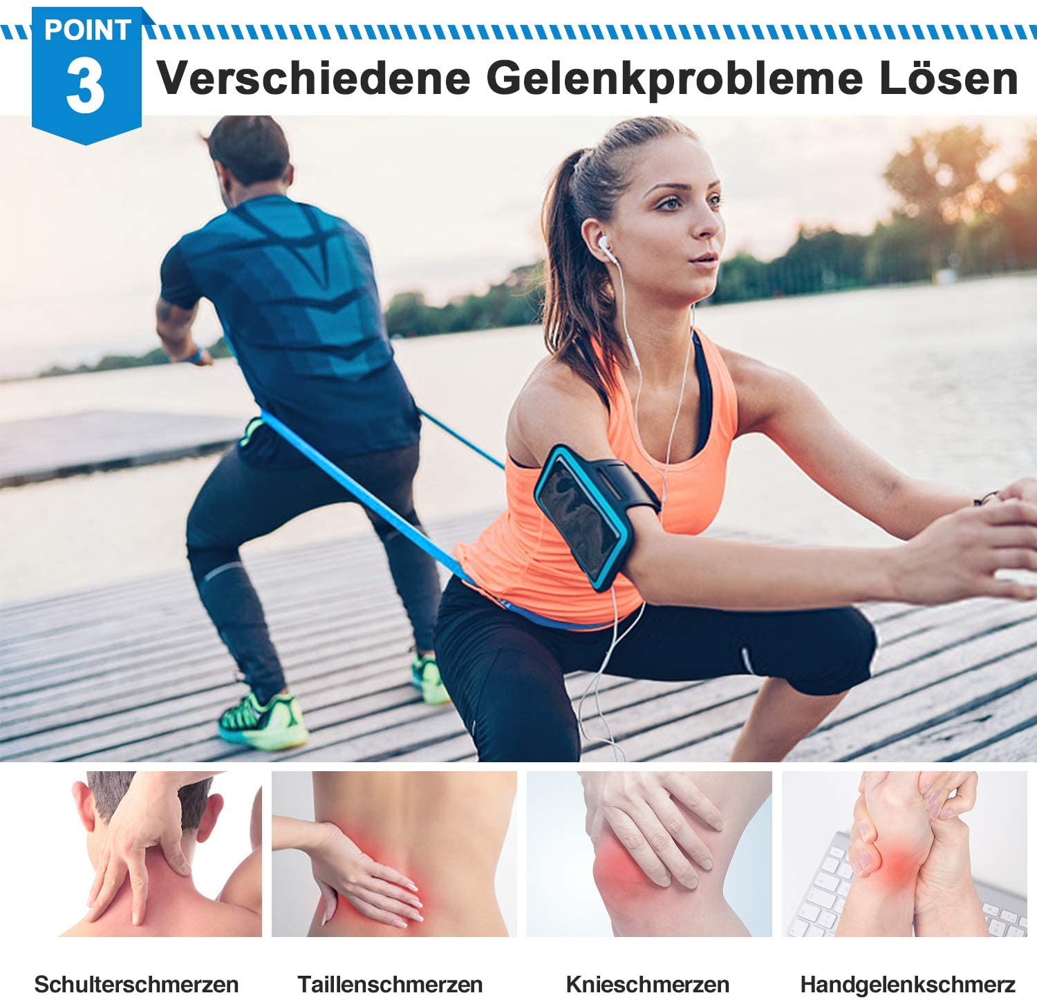 Elastyczne taśmy fitness 3 szt – Pilates Yoga Reformer recenzja i cena