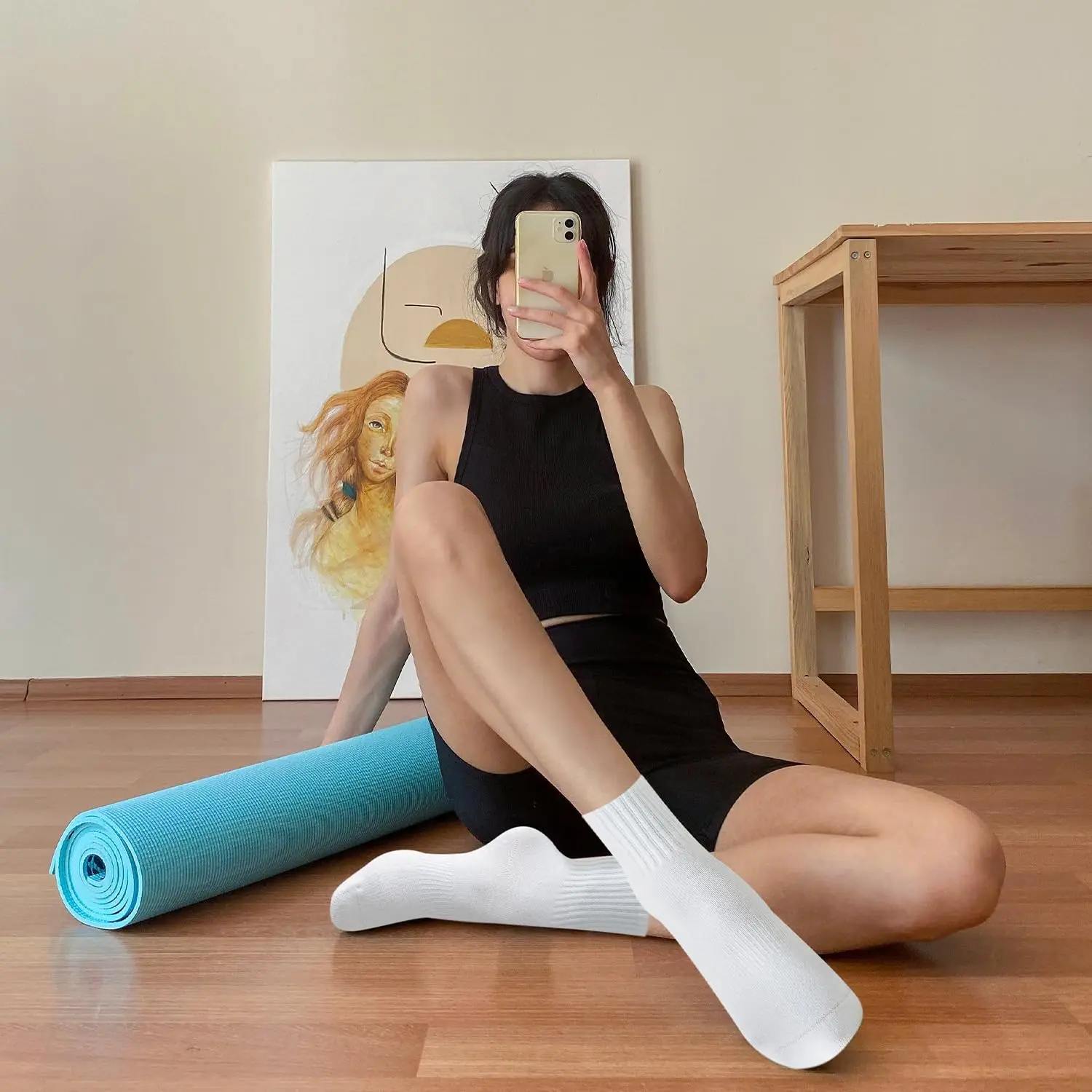 4 pary damskich skarpet do jog – Pilates & Yoga Studio Alineacion recenzja i cena