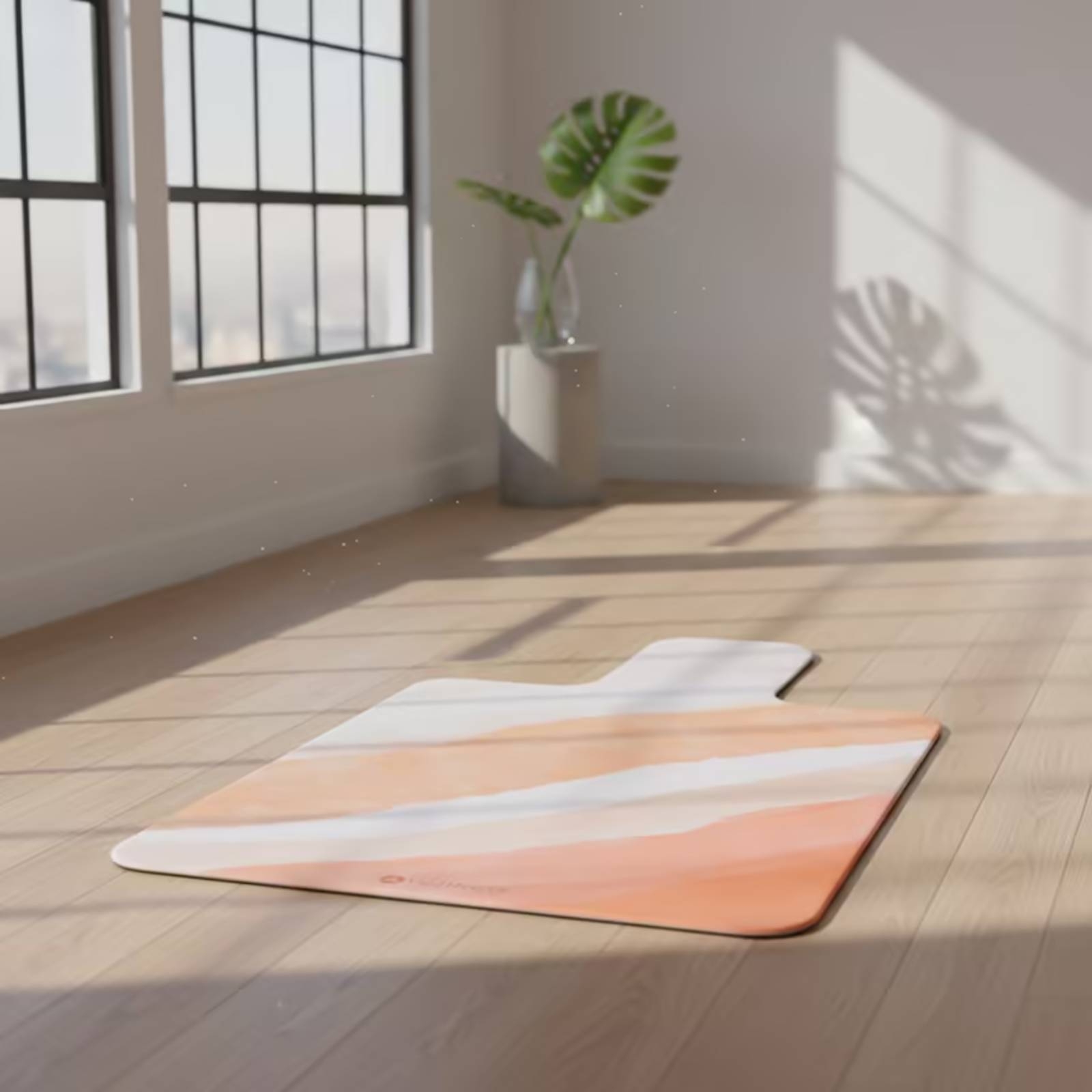 Mata do ćwiczeń zamszowa, anty – Pilates & Yoga Studio Alineacion recenzja i cena