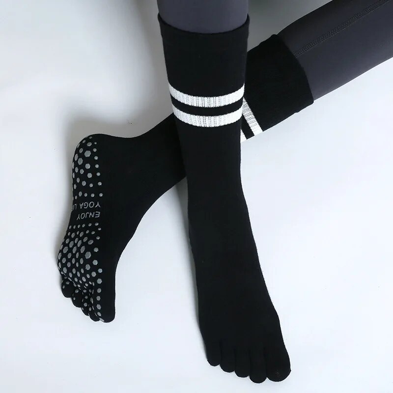 Damskie oddychające skarpetki  – Medias Para Pilates Y Yoga recenzja i cena